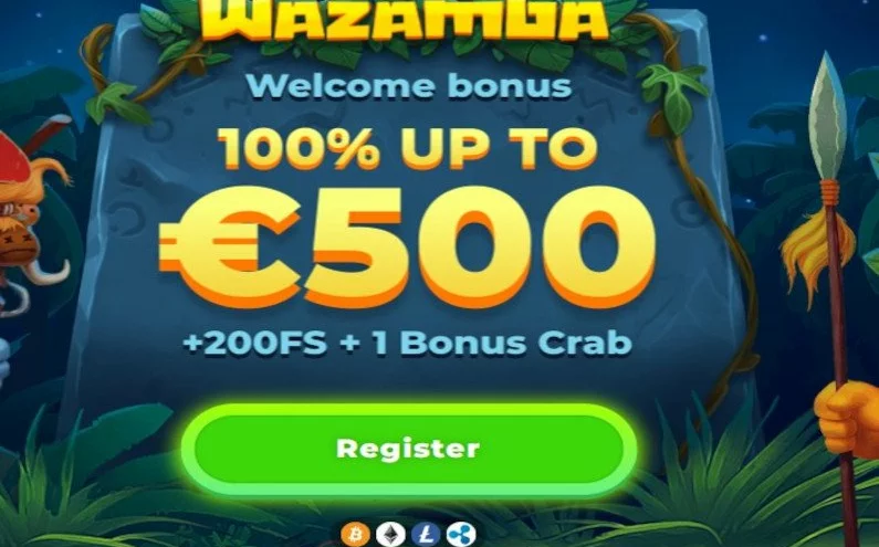 🔥Wazamba nabízí vstupní bonus 500 € a 200 volných zatočení🔥