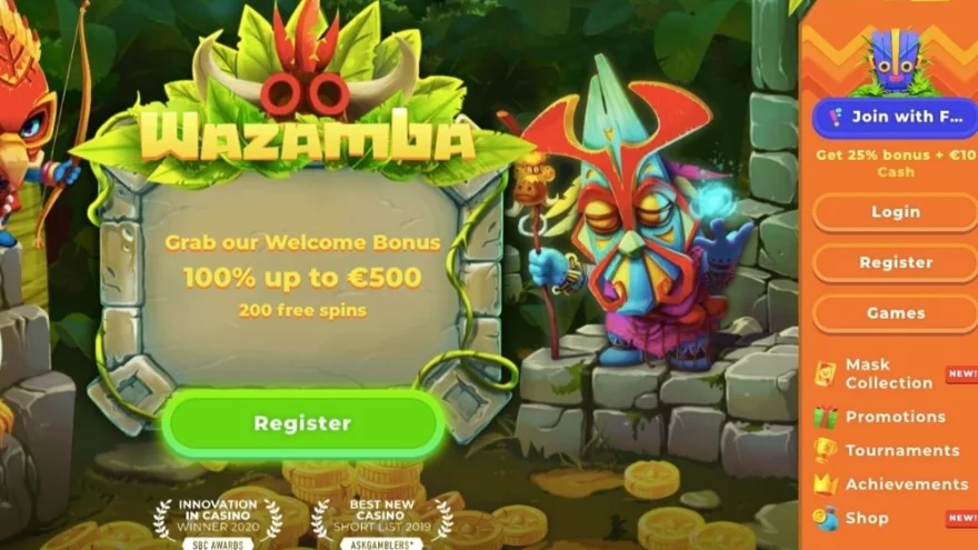 Wazamba casino je nově v češtině!