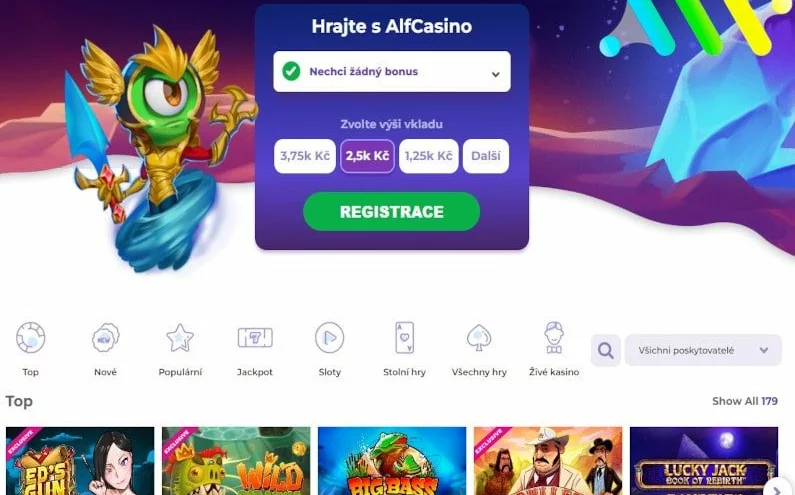 ⭐Turnaj s prize poolem 10 000 € u Alf Casina⭐