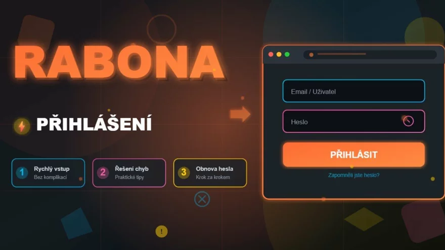 Rabona přihlášení 💖: rychlý návod, když vám nefunguje login ✅