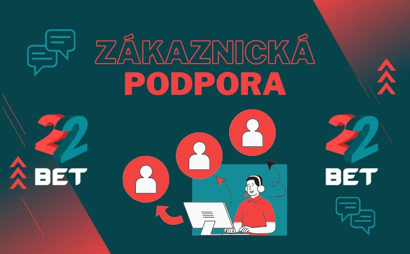 Zákaznická podpora casina 22Bet 📞