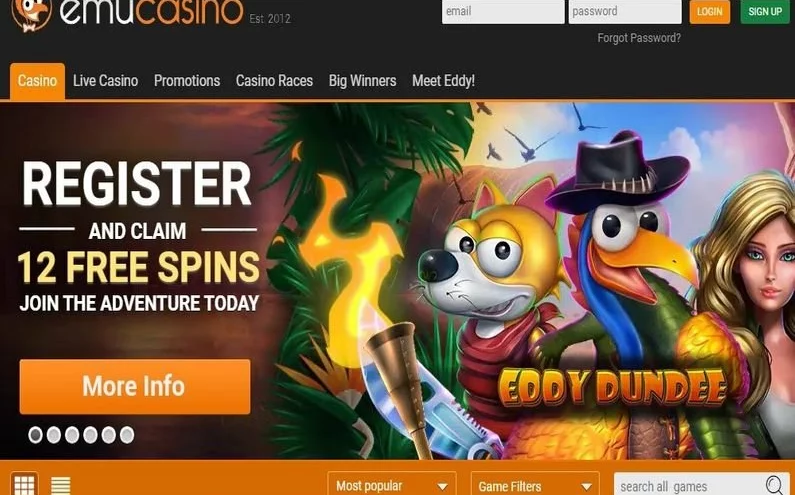 EMU Casino recenze ☑️ | 300 EUR Triple Welcome Bonus 🔥