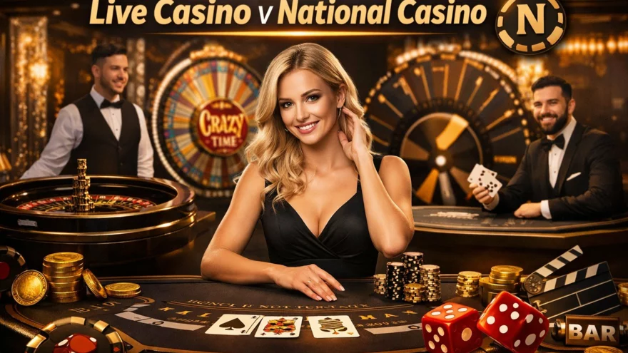 Vegas přímo ve vašem obýváku: Velký přehled Live Casina v National Casino