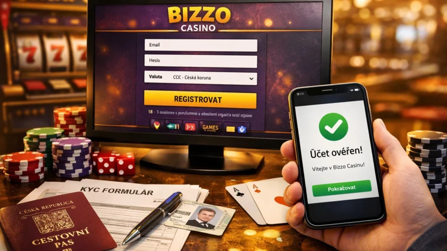 Bizzo Casino registrace: rychlý návod krok za krokem