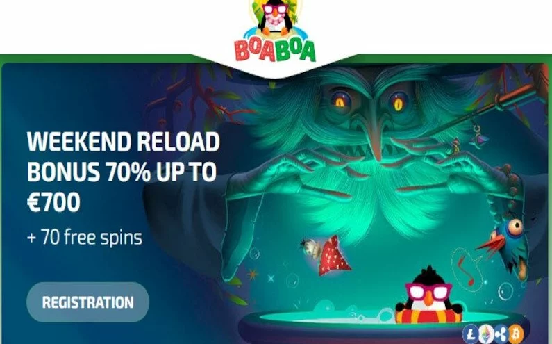 🔥Nedělní volné spiny u BoaBoa Casina!🔥
