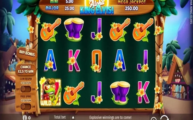 🍹Aloha King Elvis: online výherní automat na 22Bet🍹