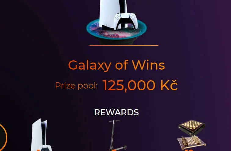 Galaxy of Wins loterie přiletěla do Fortune Clock!