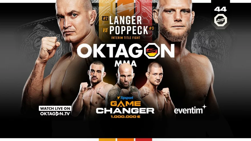 Oktagon 44: Potvrdí Poppeck roli favorita a získá dočasný titul?