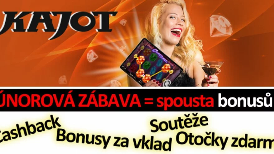 Únorové bonusy v online casinu Kajot Casino
