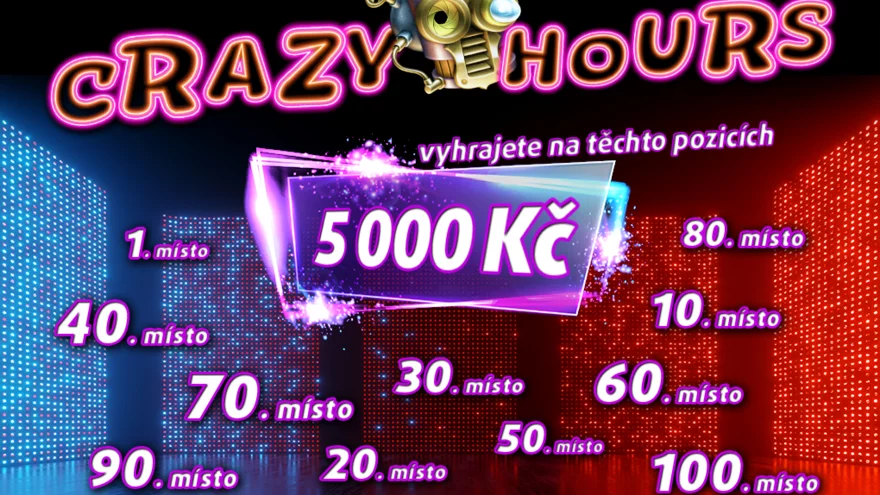 V Tipsport Vegas startuje Crazy Hours turnaj!