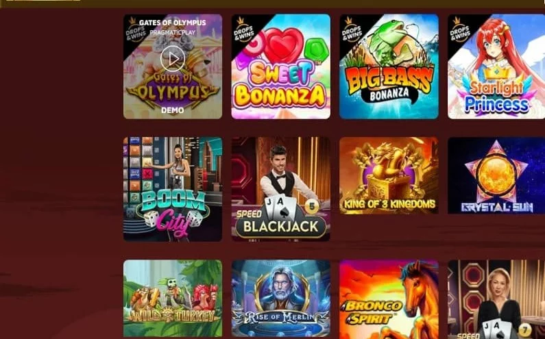 🔥Nabídka hazardních her u Scatter Hall Casina🔥