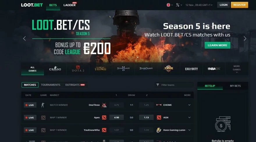 Sázková kancelář zaměřená na esport. Představujeme LOOT.BET