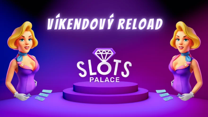 Zpříjemněte si každý víkend 50 free spiny s akcí Víkendový Reload ve SlotsPalace!