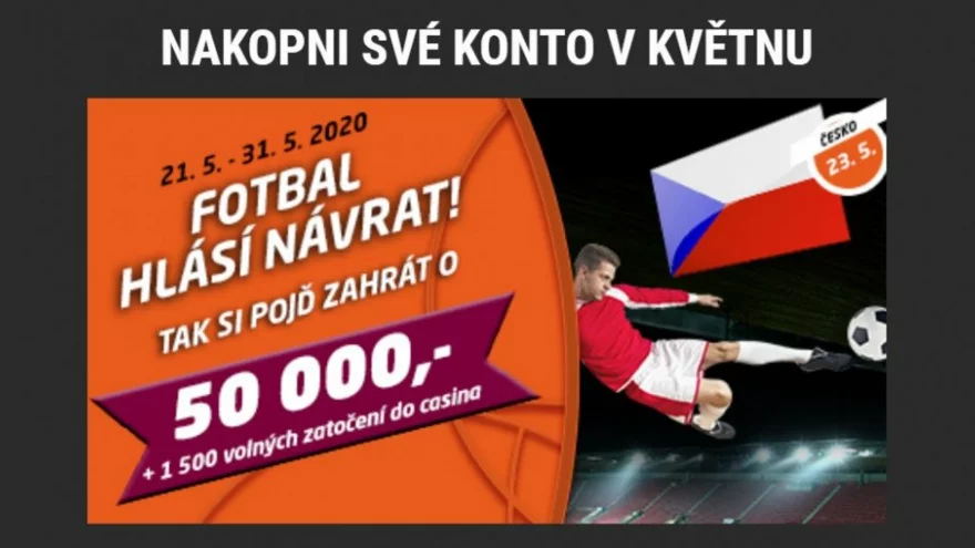 SynotTIP - kurzové sázky: Nakopni své konto v květnu