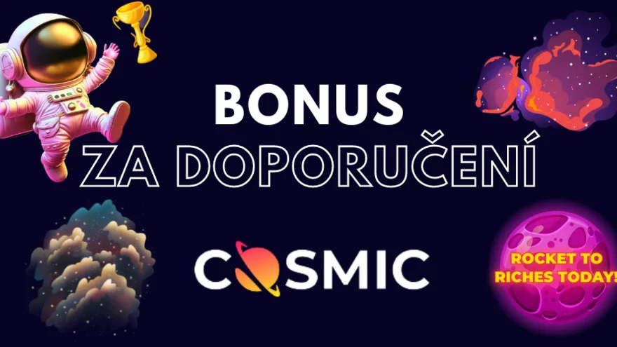 Bonus za doporučení v CosmicSlot: Pozvěte přátele a získejte 200 free spinů!