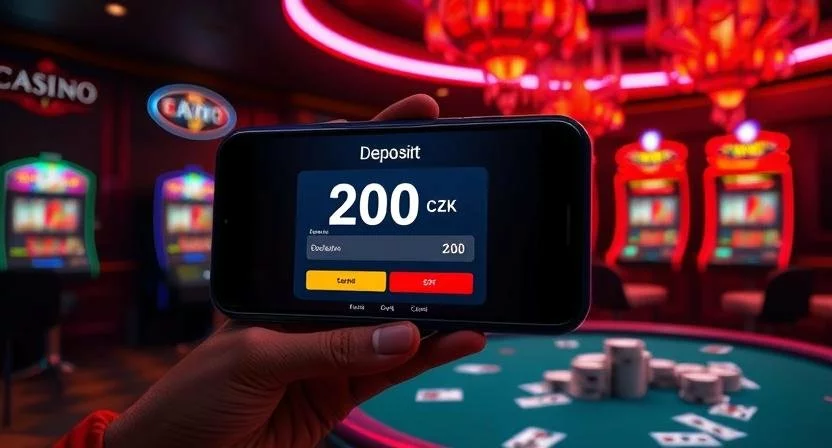 Online casino vklad 200 Kč: Nejlepší casina a bonusy