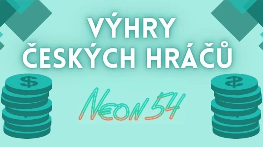 Neon54 online casino: Nejvetší výhry českých hráčů za uplynulé týdny