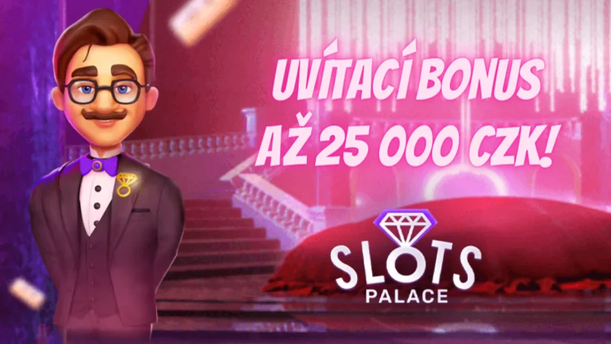 SlotsPalace vás přivítá s bonusem za registraci do výše 25 000 Kč!