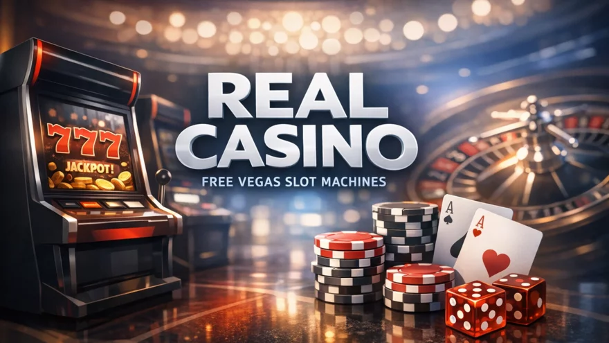 Real Casino - Free Vegas Casino Slot Machines od vývojáře HNC Games