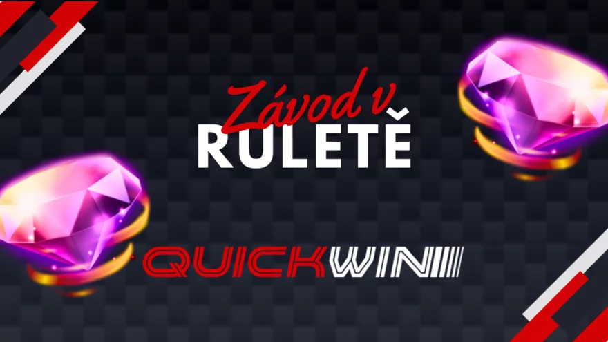 Závod v Ruletě v casinu QuickWin: Získejte si svůj podíl ze 200,000 Kč!
