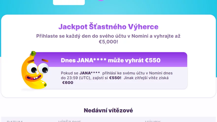 Nomini Casino - Jackpot Šťastného Výherce🔥