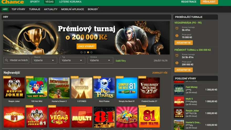 Něco krátkého a užitečného o Chance Vegas automatech🎰