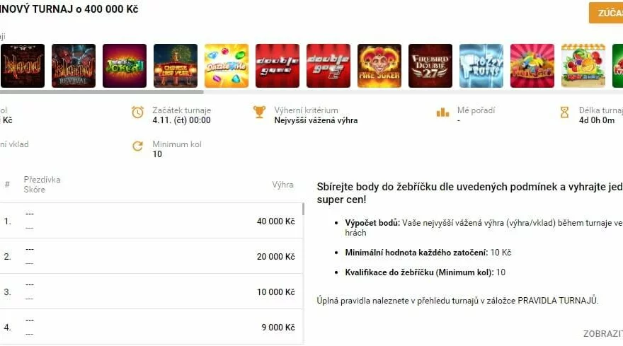 Narozeninový turnaj v Tipsport Vegas Casinu nesmíte minout!