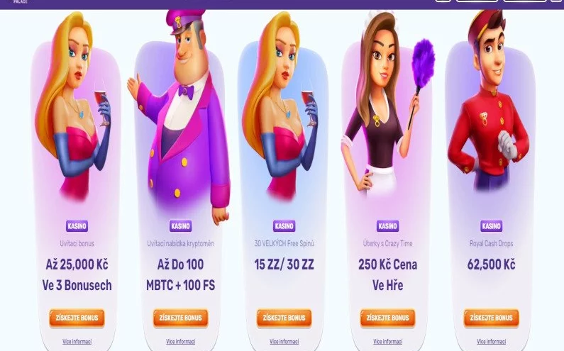 Akce u SlotsPalace: 30 free spinů každý den