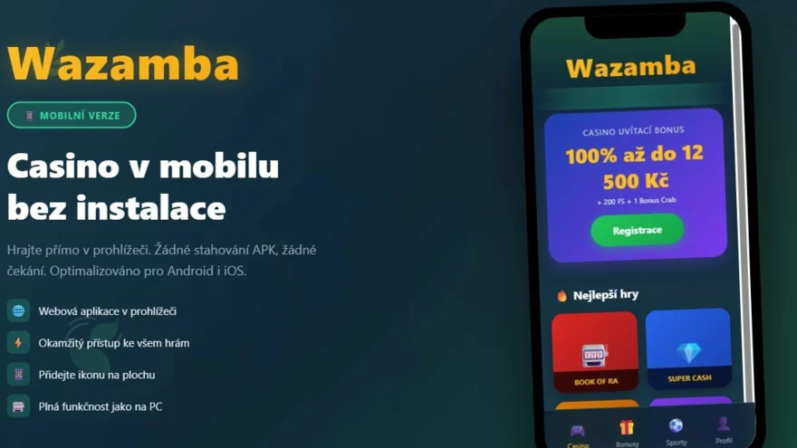 Wazamba na mobilu: jak hrát na Androidu a iOS bez komplikací