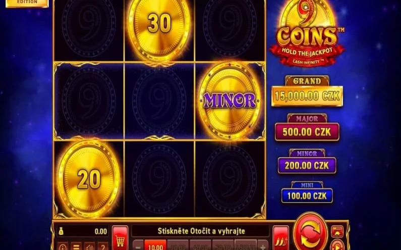 🪙9 Coins: Grand Gold Edition – online výherní automat na 22Bet🪙