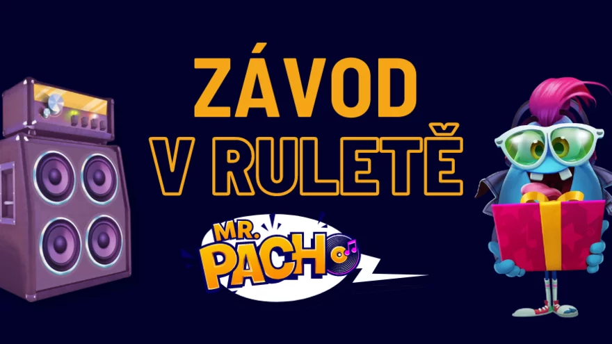 Závod v Ruletě v casinu Mr. Pacho: Vyhrajte podíl ze 200,000 Kč!