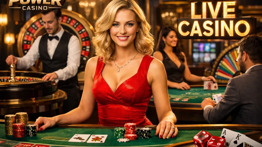 Power Casino Live casino: Průvodce živým kasinem, live dealer hrami a bezpečností
